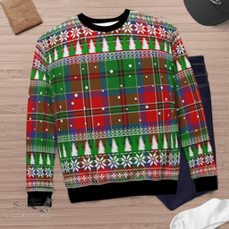 Scottish MacCulloch Clan Tartan Christmas Ugly Sweater - Plaid Family Ugly Sweater Scottish Plaid Tartan Plaid - ScotsTee - scotstee.com