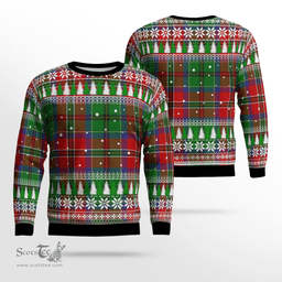 Scottish MacCulloch Clan Tartan Christmas Ugly Sweater - Plaid Family Ugly Sweater Scottish Plaid Tartan Plaid - ScotsTee - scotstee.com