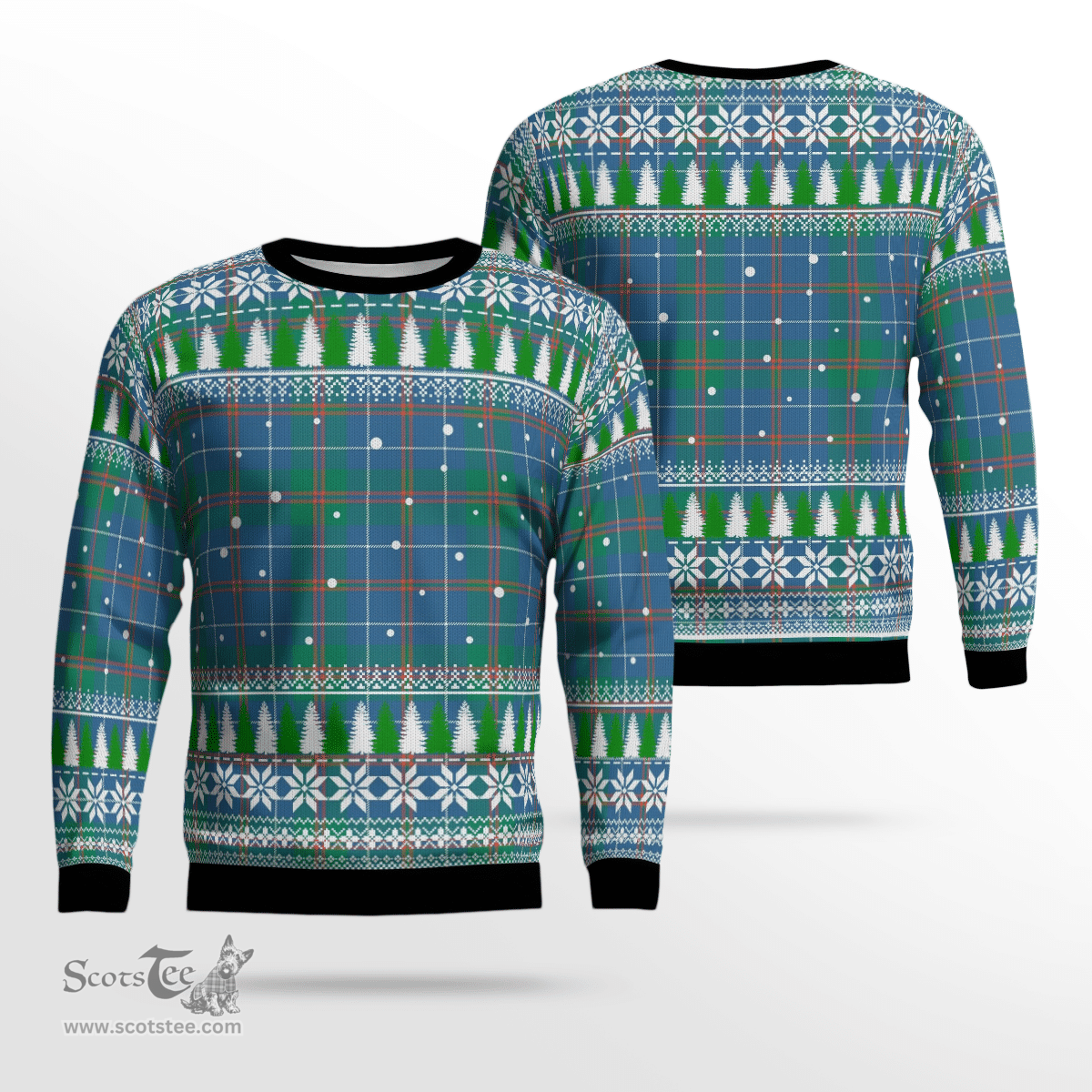 Scottish MacHardy Ancient Clan Tartan Christmas Ugly Sweater - Plaid Family Ugly Sweater Scottish Plaid Tartan Plaid - ScotsTee - scotstee.com