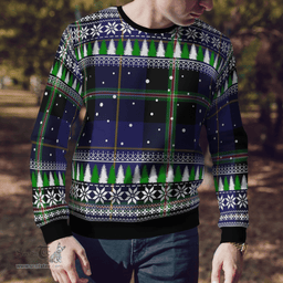 Scottish Italian National Clan Tartan Christmas Ugly Sweater - Plaid Family Ugly Sweater Scottish Plaid Tartan Plaid - ScotsTee - scotstee.com