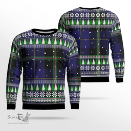 Scottish Italian National Clan Tartan Christmas Ugly Sweater - Plaid Family Ugly Sweater Scottish Plaid Tartan Plaid - ScotsTee - scotstee.com