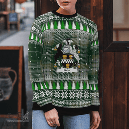 Scottish Kelso Clan Crest Tartan Christmas Ugly Sweater - Plaid Family Ugly Sweater Scottish Plaid Tartan Plaid - ScotsTee - scotstee.com