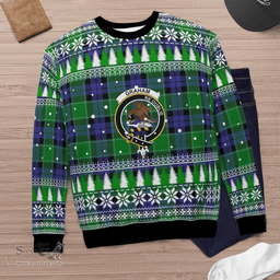 Scottish Graham of Menteith Modern Clan Crest Tartan Christmas Ugly Sweater - Plaid Family Ugly Sweater Scottish Plaid Tartan Plaid - ScotsTee - scotstee.com