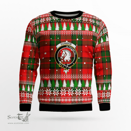 Scottish Dunbar Modern Clan Crest Tartan Christmas Ugly Sweater - Plaid Family Ugly Sweater Scottish Plaid Tartan Plaid - ScotsTee - scotstee.com