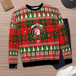 Scottish Dunbar Modern Clan Crest Tartan Christmas Ugly Sweater - Plaid Family Ugly Sweater Scottish Plaid Tartan Plaid - ScotsTee - scotstee.com