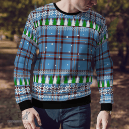 Scottish Elliot Ancient Clan Tartan Christmas Ugly Sweater - Plaid Family Ugly Sweater Scottish Plaid Tartan Plaid - ScotsTee - scotstee.com