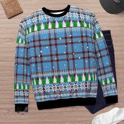 Scottish Elliot Ancient Clan Tartan Christmas Ugly Sweater - Plaid Family Ugly Sweater Scottish Plaid Tartan Plaid - ScotsTee - scotstee.com