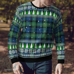 Scottish Gordon Ancient Clan Tartan Christmas Ugly Sweater - Plaid Family Ugly Sweater Scottish Plaid Tartan Plaid - ScotsTee - scotstee.com