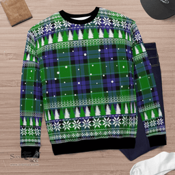 Scottish Haldane 2 Clan Tartan Christmas Ugly Sweater - Plaid Family Ugly Sweater Scottish Plaid Tartan Plaid - ScotsTee - scotstee.com