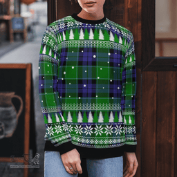 Scottish Haldane 2 Clan Tartan Christmas Ugly Sweater - Plaid Family Ugly Sweater Scottish Plaid Tartan Plaid - ScotsTee - scotstee.com