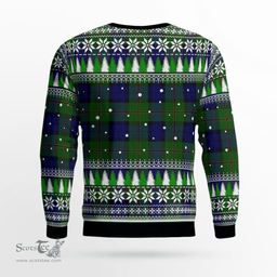 Scottish Dundas Modern Clan Crest Tartan Christmas Ugly Sweater - Plaid Family Ugly Sweater Scottish Plaid Tartan Plaid - ScotsTee - scotstee.com