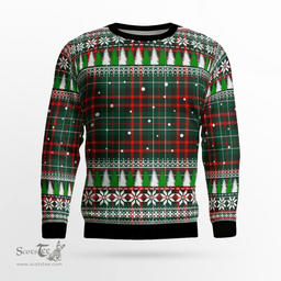 Scottish MacDiarmid Modern Clan Tartan Christmas Ugly Sweater - Plaid Family Ugly Sweater Scottish Plaid Tartan Plaid - ScotsTee - scotstee.com