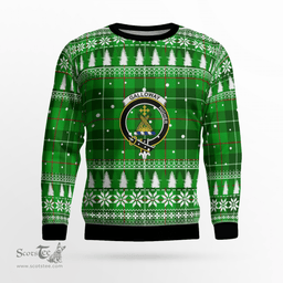 Scottish Galloway District Clan Crest Tartan Christmas Ugly Sweater - Plaid Family Ugly Sweater Scottish Plaid Tartan Plaid - ScotsTee - scotstee.com