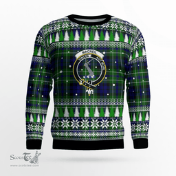Scottish MacNeil (of Colonsay) Clan Crest Tartan Christmas Ugly Sweater - Plaid Family Ugly Sweater Scottish Plaid Tartan Plaid - ScotsTee - scotstee.com