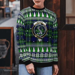 Scottish MacNeil (of Colonsay) Clan Crest Tartan Christmas Ugly Sweater - Plaid Family Ugly Sweater Scottish Plaid Tartan Plaid - ScotsTee - scotstee.com