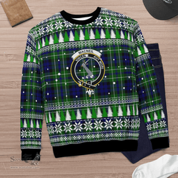 Scottish MacNeil (of Colonsay) Clan Crest Tartan Christmas Ugly Sweater - Plaid Family Ugly Sweater Scottish Plaid Tartan Plaid - ScotsTee - scotstee.com