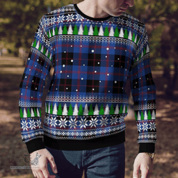 Scottish Maule Clan Tartan Christmas Ugly Sweater - Plaid Family Ugly Sweater Scottish Plaid Tartan Plaid - ScotsTee - scotstee.com
