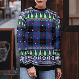 Scottish Maule Clan Tartan Christmas Ugly Sweater - Plaid Family Ugly Sweater Scottish Plaid Tartan Plaid - ScotsTee - scotstee.com