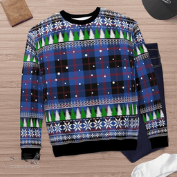 Scottish Maule Clan Tartan Christmas Ugly Sweater - Plaid Family Ugly Sweater Scottish Plaid Tartan Plaid - ScotsTee - scotstee.com