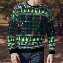 Scottish MacKenzie Modern Clan Tartan Christmas Ugly Sweater - Plaid Family Ugly Sweater Scottish Plaid Tartan Plaid - ScotsTee - scotstee.com