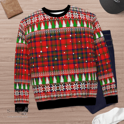 Scottish Matheson Modern Clan Tartan Christmas Ugly Sweater - Plaid Family Ugly Sweater Scottish Plaid Tartan Plaid - ScotsTee - scotstee.com