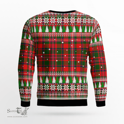 Scottish MacKinnon Modern Clan Tartan Christmas Ugly Sweater - Plaid Family Ugly Sweater Scottish Plaid Tartan Plaid - ScotsTee - scotstee.com