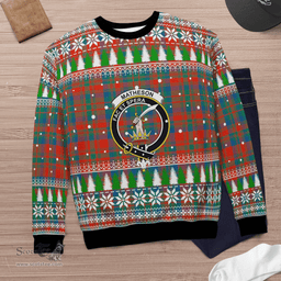 Scottish Matheson Ancient Clan Crest Tartan Christmas Ugly Sweater - Plaid Family Ugly Sweater Scottish Plaid Tartan Plaid - ScotsTee - scotstee.com