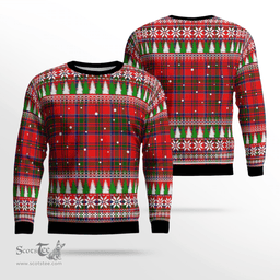 Scottish MacKillop Clan Tartan Christmas Ugly Sweater - Plaid Family Ugly Sweater Scottish Plaid Tartan Plaid - ScotsTee - scotstee.com