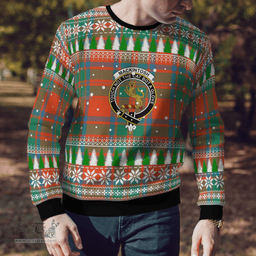 Scottish MacKintosh Ancient Clan Crest Tartan Christmas Ugly Sweater - Plaid Family Ugly Sweater Scottish Plaid Tartan Plaid - ScotsTee - scotstee.com
