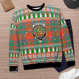 Scottish MacKintosh Ancient Clan Crest Tartan Christmas Ugly Sweater - Plaid Family Ugly Sweater Scottish Plaid Tartan Plaid - ScotsTee - scotstee.com