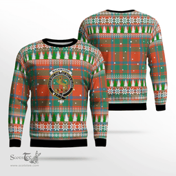 Scottish MacKintosh Ancient Clan Crest Tartan Christmas Ugly Sweater - Plaid Family Ugly Sweater Scottish Plaid Tartan Plaid - ScotsTee - scotstee.com