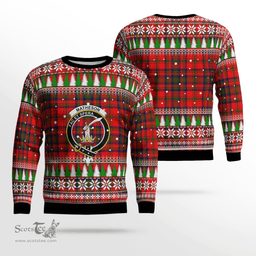 Scottish Matheson Modern Clan Crest Tartan Christmas Ugly Sweater - Plaid Family Ugly Sweater Scottish Plaid Tartan Plaid - ScotsTee - scotstee.com