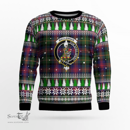 Scottish MacLennan Clan Crest Tartan Christmas Ugly Sweater - Plaid Family Ugly Sweater Scottish Plaid Tartan Plaid - ScotsTee - scotstee.com