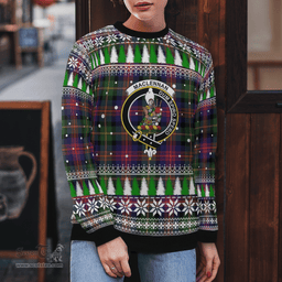 Scottish MacLennan Clan Crest Tartan Christmas Ugly Sweater - Plaid Family Ugly Sweater Scottish Plaid Tartan Plaid - ScotsTee - scotstee.com