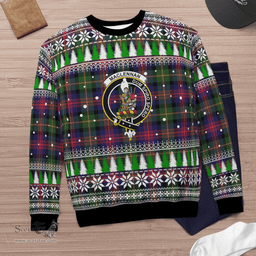 Scottish MacLennan Clan Crest Tartan Christmas Ugly Sweater - Plaid Family Ugly Sweater Scottish Plaid Tartan Plaid - ScotsTee - scotstee.com