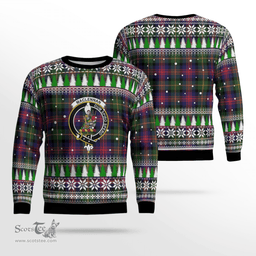 Scottish MacLennan Clan Crest Tartan Christmas Ugly Sweater - Plaid Family Ugly Sweater Scottish Plaid Tartan Plaid - ScotsTee - scotstee.com