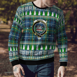 Scottish MacNeill of Barra Ancient Clan Crest Tartan Christmas Ugly Sweater - Plaid Family Ugly Sweater Scottish Plaid Tartan Plaid - ScotsTee - scotstee.com