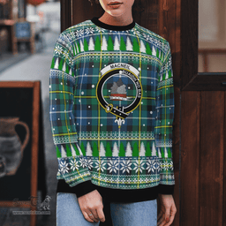 Scottish MacNeill of Barra Ancient Clan Crest Tartan Christmas Ugly Sweater - Plaid Family Ugly Sweater Scottish Plaid Tartan Plaid - ScotsTee - scotstee.com