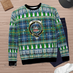 Scottish MacNeill of Barra Ancient Clan Crest Tartan Christmas Ugly Sweater - Plaid Family Ugly Sweater Scottish Plaid Tartan Plaid - ScotsTee - scotstee.com