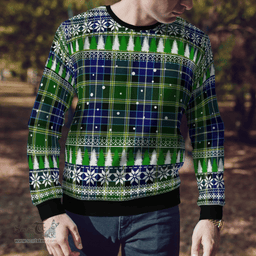 Scottish MacKellar Clan Tartan Christmas Ugly Sweater - Plaid Family Ugly Sweater Scottish Plaid Tartan Plaid - ScotsTee - scotstee.com