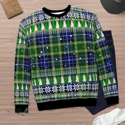 Scottish MacKellar Clan Tartan Christmas Ugly Sweater - Plaid Family Ugly Sweater Scottish Plaid Tartan Plaid - ScotsTee - scotstee.com