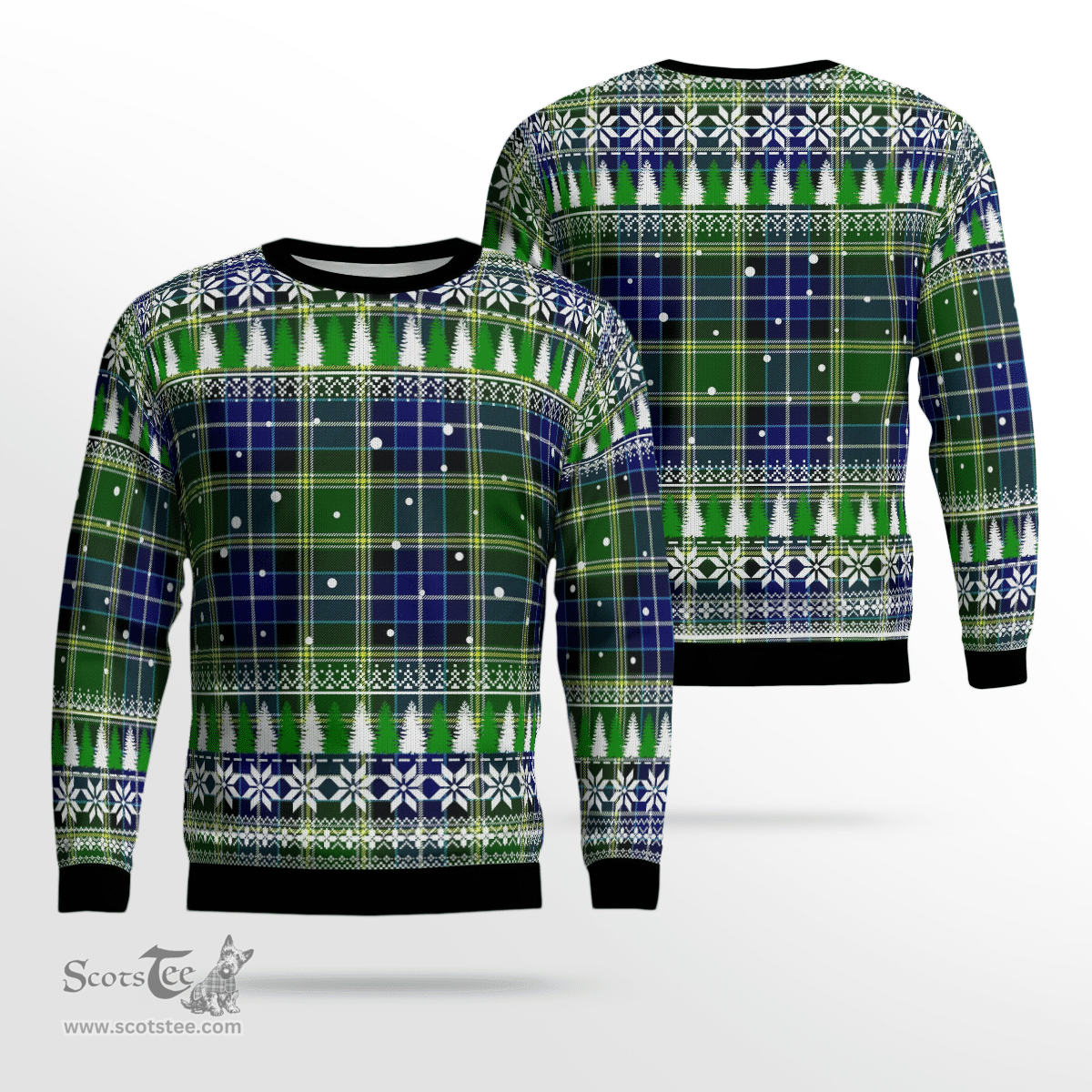 Scottish MacKellar Clan Tartan Christmas Ugly Sweater - Plaid Family Ugly Sweater Scottish Plaid Tartan Plaid - ScotsTee - scotstee.com