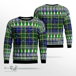 Scottish MacKellar Clan Tartan Christmas Ugly Sweater - Plaid Family Ugly Sweater Scottish Plaid Tartan Plaid - ScotsTee - scotstee.com