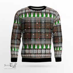 Scottish MacLaren Weathered Clan Tartan Christmas Ugly Sweater - Plaid Family Ugly Sweater Scottish Plaid Tartan Plaid - ScotsTee - scotstee.com