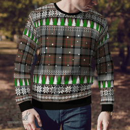 Scottish MacLaren Weathered Clan Tartan Christmas Ugly Sweater - Plaid Family Ugly Sweater Scottish Plaid Tartan Plaid - ScotsTee - scotstee.com