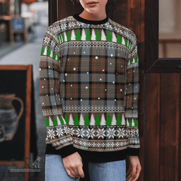 Scottish MacLaren Weathered Clan Tartan Christmas Ugly Sweater - Plaid Family Ugly Sweater Scottish Plaid Tartan Plaid - ScotsTee - scotstee.com