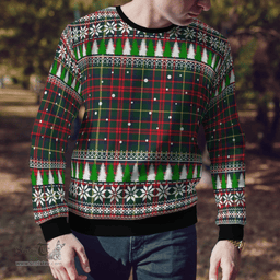 Scottish MacKintosh Hunting Modern Clan Tartan Christmas Ugly Sweater - Plaid Family Ugly Sweater Scottish Plaid Tartan Plaid - ScotsTee - scotstee.com