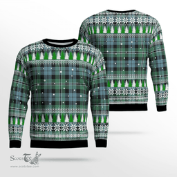 Scottish Melville Clan Tartan Christmas Ugly Sweater - Plaid Family Ugly Sweater Scottish Plaid Tartan Plaid - ScotsTee - scotstee.com