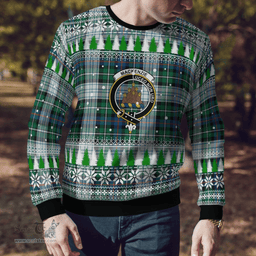 Scottish MacKenzie Dress Ancient Clan Crest Tartan Christmas Ugly Sweater - Plaid Family Ugly Sweater Scottish Plaid Tartan Plaid - ScotsTee - scotstee.com