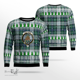 Scottish MacKenzie Dress Ancient Clan Crest Tartan Christmas Ugly Sweater - Plaid Family Ugly Sweater Scottish Plaid Tartan Plaid - ScotsTee - scotstee.com